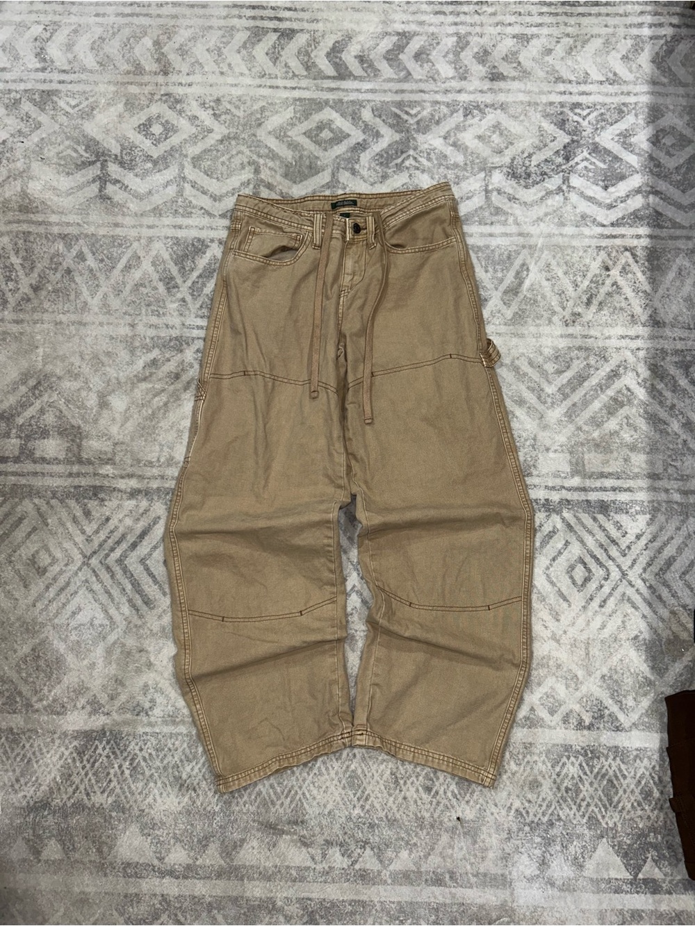 Men's Tan Workwear Carpenter Pants